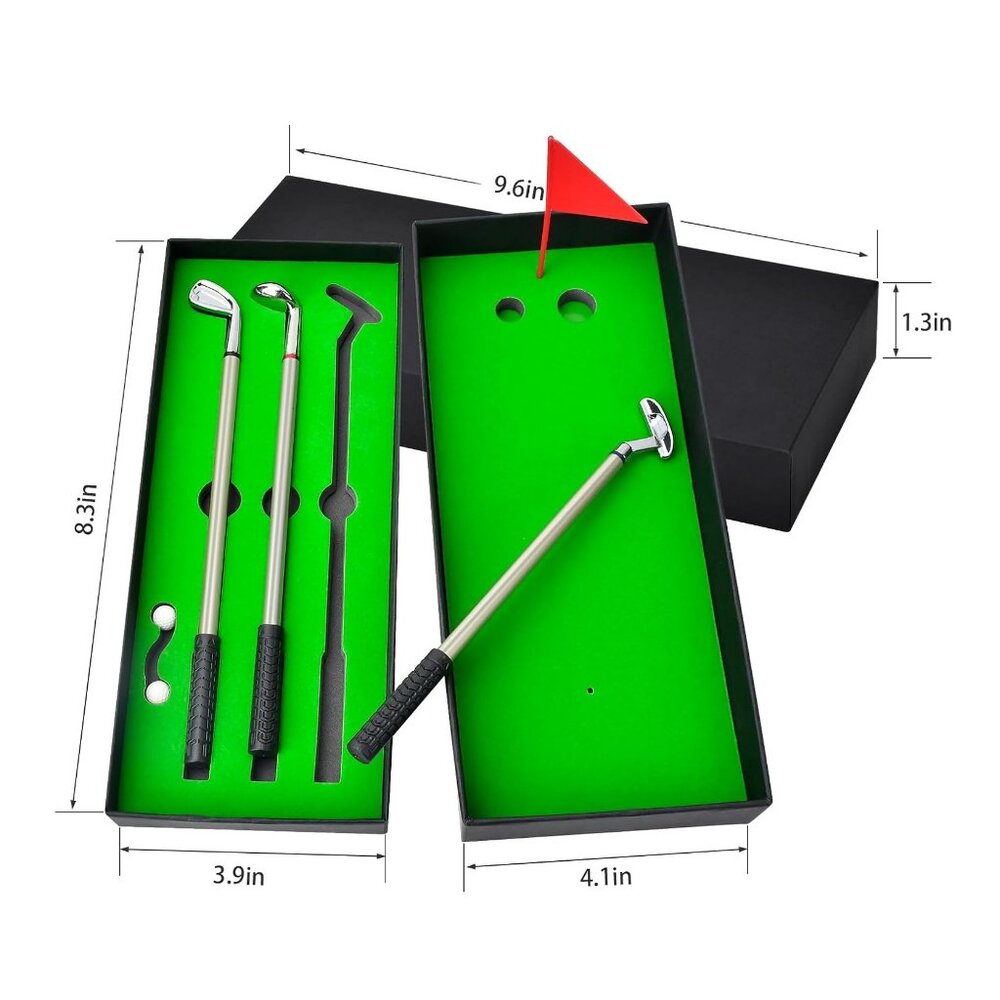 NEW Golf Pens Golfing Golfer Gag Gift Set Desk Accessories Decor Table Game Mini - Picture 5 of 13